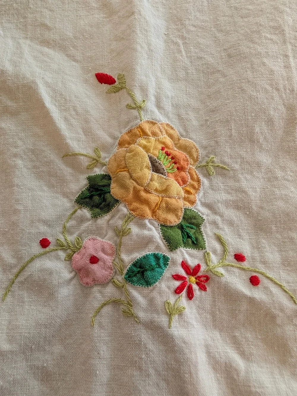 Handmade vintage hand